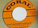 The Johnny Burnette Trio-The Train Kept A Rollin b/w Honey Hush-Rockabilly-45rpm