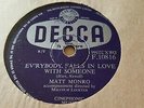 MATT MONRO EVERYBODY FALLS IN LOVE WITH SOMEONE & OUT OF SIGHT DECCA F10816