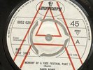 DAVID BOWIE MEMORY OF A FREE FESTIVAL PROMO
