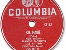 FRANKIE YANKOVIC Polka 78 RPM Record. Oh, Marie. Canadian pressing