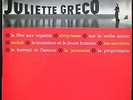 JULIETTE GRECO N° 8 GAINSBOURG STRIP-TEASE + FERRAT 25CM BIEM PHILIPS B 76.573 R