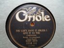 Pre War Risque Blues Mandy Smith (pseud Lizzie Miles) 1927 Oriole 1118 E