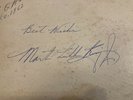 DR.MARTIN LUTHER KING ORIGINAL AUTOGRAPH ON ALBUM COVER”American Dream” Speech
