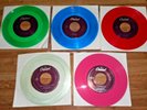 (5) Five BEATLES COLORED VINYL JUKEBOX 45 RPM VINYL RECORDS PAPERBACK WRITER