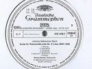 Bach - Cello Suites - Maisky - Deutsche Grammophon Promo White Label [415 416-1]