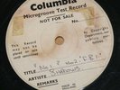 RARE TEST PRESS ACETATE THE SHADOWS 