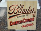 CHEECH AND CHONG BIG BAMBU LP RECORD RARE VINYL WITH ROLLING PAPER ODE SP-77014