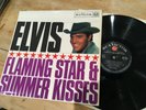 ELVIS PRESLEY “FLAMING STAR & SUMMER KISSES” ORIG 1965 UK 1st PRESS LP RECORD