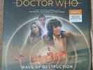 DOCTOR WHO WAVE OF DESTRUCTION VINYL LP - NEW - OCEAN SWIRL VINYL - TOM BAKER