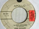 popcorn soul r&b 45 KING RICHARD & THE POOR BOYS I'm Not Ashamed  APOLLO listen