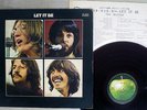 BEATLES LET IT BE APPLE AP-9009 Japan RED VINYL VINYL LP