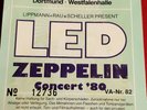 Led Zeppelin - Coda LP / & Eintrittskarte 1980 **Letzte Europatour im Orginal **