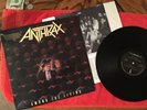 ANTHRAX among The Living Original LP STERLING STAMP 1987 VG/EX gold Promo