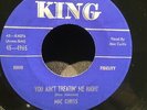 ROCKABILLY 45 MAC CURTIS  YOU AIN'T TREATIN' ME RIGHT/ THE LOW ROAD  EXCELLENT