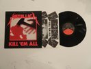 VG Metallica Kill Em All LP RARE '88 ELEKTRA w/ AM I EVIL & BLITZKRIEG  LYRICS