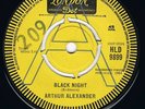 ARTHUR ALEXANDER * Black Night * UK London A-Label Demo R&B