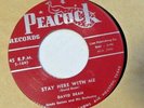 David Dean-Too Fine To Be Mine b/w Stay Here With Me-Peacock #1645-R&B- 7