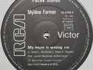 MYLENE FARMER:  Mum Is Wrong   RARE MAXI PROMO   1984   Hors Commerce