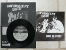 Government Issue ?– Make An Effort EP  b&w fold-out sleeve & folded xerox insert