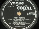 Jackie Wilson  REET PETITE VOGUE CORAL 78 rpm. IMMACULATE copy FREE UK POSTAGE