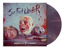 SIX FEET UNDER - NIGHTMARES OF THE DECOMPOSED, VIOLE(N)T MARBLED LP, 500 COPIES