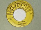 Johnny Cash-Hey Porter  b/w Cry Cry Cry-1st Sun Record #221-Rockabilly- 7