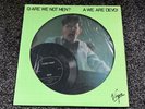 DEVO ARE WE NOT MEN LP VINYL 12 track limited edition pic disc in die cut sleeve