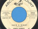 VINCE EVERETT “Such A Night