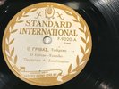 GREEK  MUSIC 78 RPM  -STANDARD INTERNATIONAL RECORD F-9020