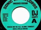 SANDY GOLDEN WHEN WERE ALL ALONE TONIGHT Soul Northern Motown