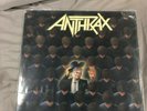 ANTHRAX AMONG THE LIVING 1987 RECORD LP ISLAND MEGAFORCE RECORDS HEAVY METAL