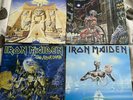 IRON MAIDEN VINYLS X 4 Powerslave Somewhere In Time S 7th Son Live After Death