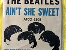  Beatles AIN'T SHE SWEET/NOBODY'S CHILD 1964 ATCO 45-6308 + Rare Picture Sleeve