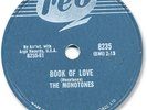 The MONOTONES Rock’n Roll 78 RPM Record. Book of Love