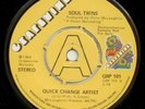 SOUL TWINS Quick Change Artist (Grapevine GRP101) NORTHERN SOUL PROMO