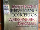 Beethoven 5 Five Piano Concertos 4x LP Box Set Weissenberg Karajan - Sealed Mint