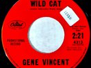 CAPITOL 4313 Gene Vincent Orig PROMO Rare Rockabilly 45 Mint Minus Wild Cat