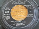 Paul McCartney & Wings Give Ireland Back To The Irish Capitol RARE Black Label