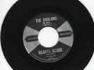 The Avalons 45 Hearts Desire/Ebbtide UNART orig DOO WOP VG+ 29