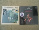our memories of elvis & he touched me both sealed with hype stickers  ex con,