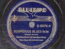 55g5.  Washboard Sam - Suspicious Blues & I'll Be Up Some Day - Bluebird B-8076