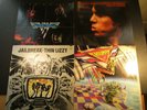 4 hard rock LP lot, Van Halen II,George Thorogood,Triumph,Thin Lizzy Jailbreak