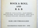ROCK, BLUES // NEW ORLEANS ROCK & ROLL and  R&B  -  (33T-LP)  US