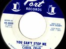 Carol Fran You can't stop me   Northern soul  EX