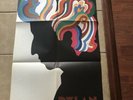 Bob Dylan's Greatest Hits NM Vinyl LP w/original Milton Glaser poster EX Shape