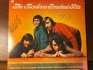 THE MONKEES Greatest Hits AUTO SIGN Micky Dolenz & Peter Tork LP RECORD ALBUM