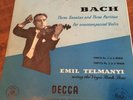 BACH THREE SONATAS-THREE PARTITAS VIOLIN EMIL TELMANYI LXT 2952 VERY RARE