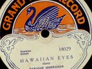 HAWAIIAN SERENADERS (Hawaiian Guitars) Hawaiian Eyes / Rio Nights  78rpm   S182