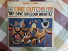 DAVE BRUBECK TIME OUT 1961 LP 6-EYE PRESSING COLUMBIA VG+/VG+
