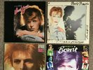 4 DAVID BOWIE ALBUMS - YOUNG AMERICANS, SPACE ODDITY, SCARY MONSTERS, BEST OF